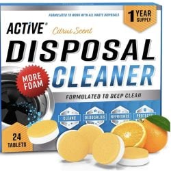Garbage Disposal Cleaner Deodorizer Tablets - 24 Pack